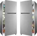 Insignia™ - 18 Cu. Ft. Top-Freezer Refrigerator with ENERGY STAR Certification - Stainless Steel