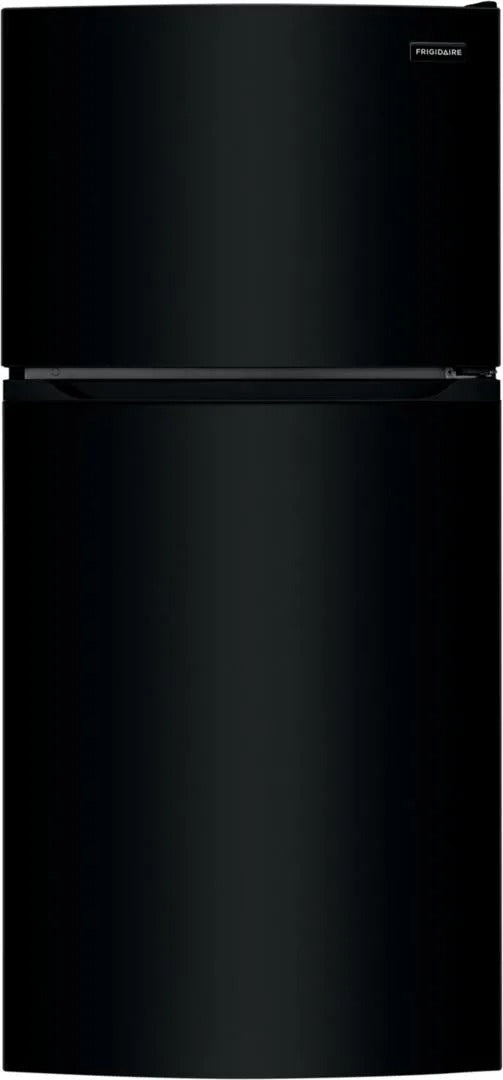 Frigidaire 28 Inch Top Freezer Refrigerator with 13.9 Cu. Ft. Capacity, Adjustable Glass Shelves, Humidity-Controlled Crispers, Half-width Deli Drawer, LED Lighting, EvenTemp® Cooling System, ADA Compliant, and ENERGY STAR Certified: Black