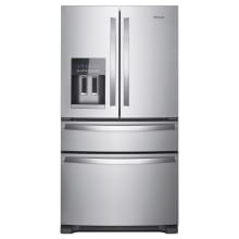 Maytag 36 Inch Wide 25 cu. ft. French Door Refrigerator with Powercold® and LED Lighting